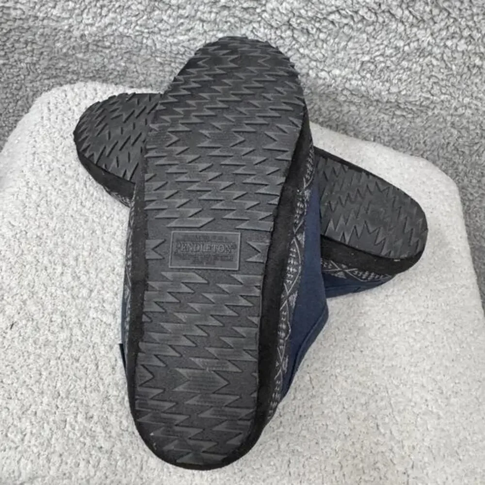 Pendleton Shoes Mens Size 9 Fleece Slippers‎ House Indoor Comfort PMF19R06